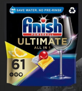 Таблетки для посудомоечных машин Finish Ultimate all in one лимон 61 шт.