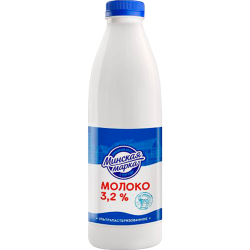 Молоко уль­тра­па­сте­ри­зо­ван­ное «Мин­ская марка» 3,2 %, 900 мл