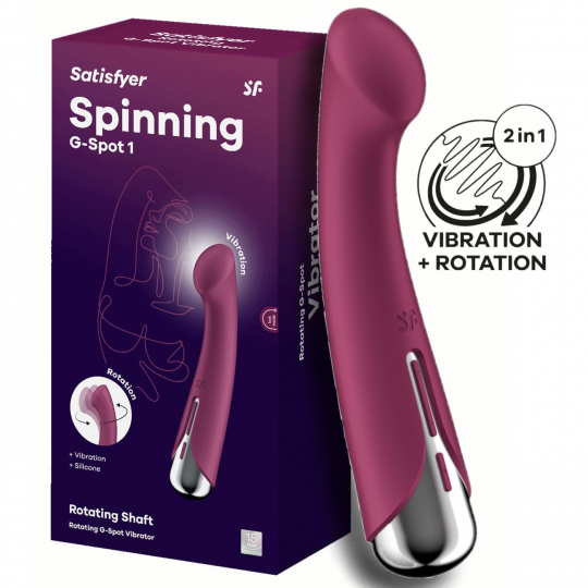 Вибратор для точки G с ротацией Satisfyer Spinning G-Spot 1 Red