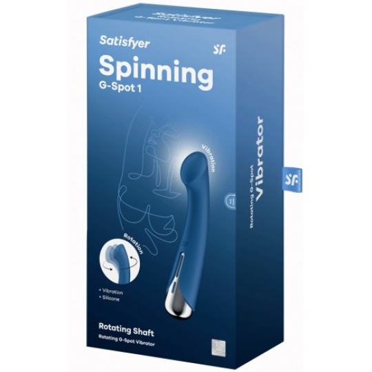 Вибратор для точки G с ротацией Satisfyer Spinning G-Spot 1 Blue