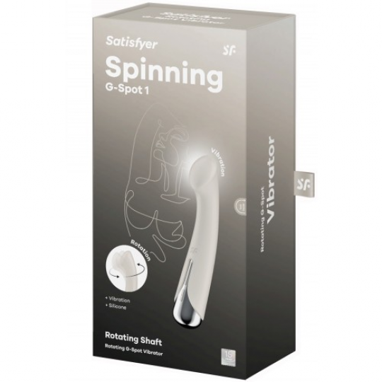 Вибратор для точки G с ротацией Satisfyer Spinning G-Spot 1 Beige