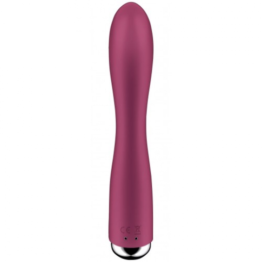 Вибратор для точки G с клиторальным стимулятором и ротацией Satisfyer Spinning Rabbit 1 Red