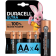 Комплект батареек «Duracell» UltraPower, АА, MX1500, 4 шт