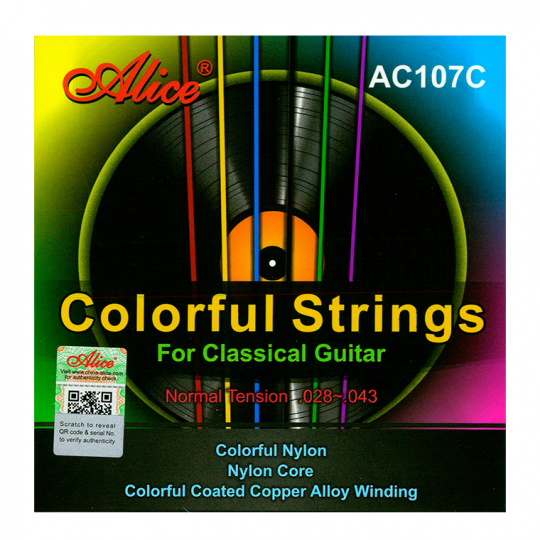 Комплект струн для классической гитары Alice AC107C-N