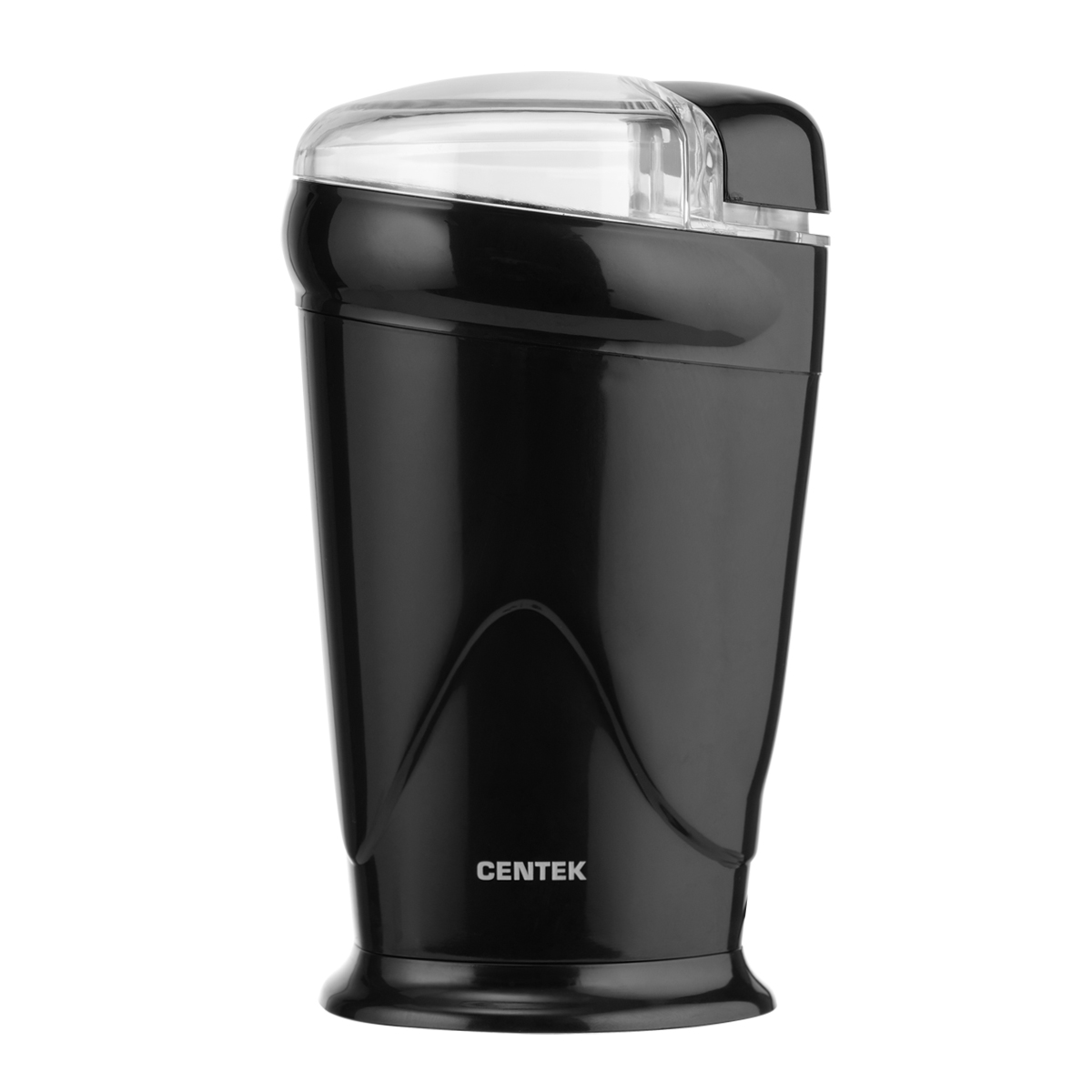 Кофемолка Centek CT-1358 (черный) 200Вт, 60 г, 6 ЧАШЕК АРОМАТНОГО КОФЕ, прозрачная крышка