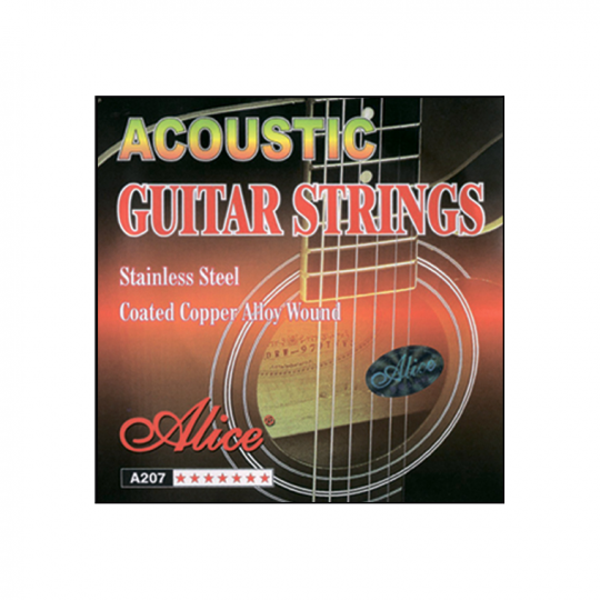Комплект струн для акустической гитары Alice A207-L