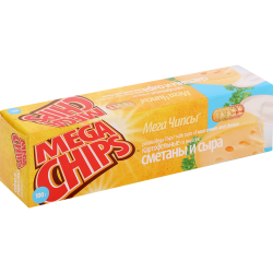 Чипсы «Mega Chips» сме­та­на и сыр, 100 г