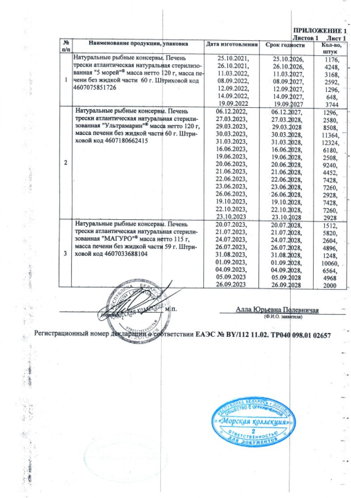 Печень трески Магуро натуральные из Исландии 2 шт. по 115 грамм.