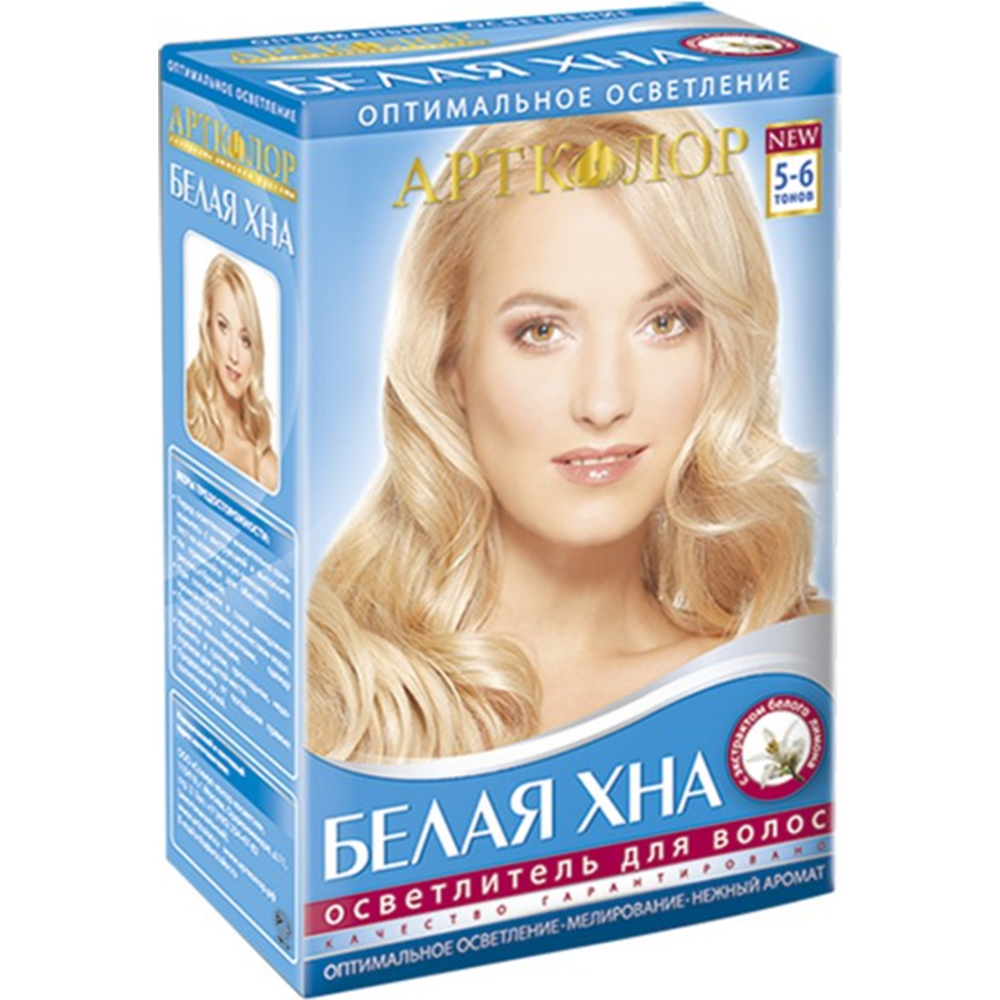 Средство для осветления волос «Blondea» белая хна, 30 г+75 мл