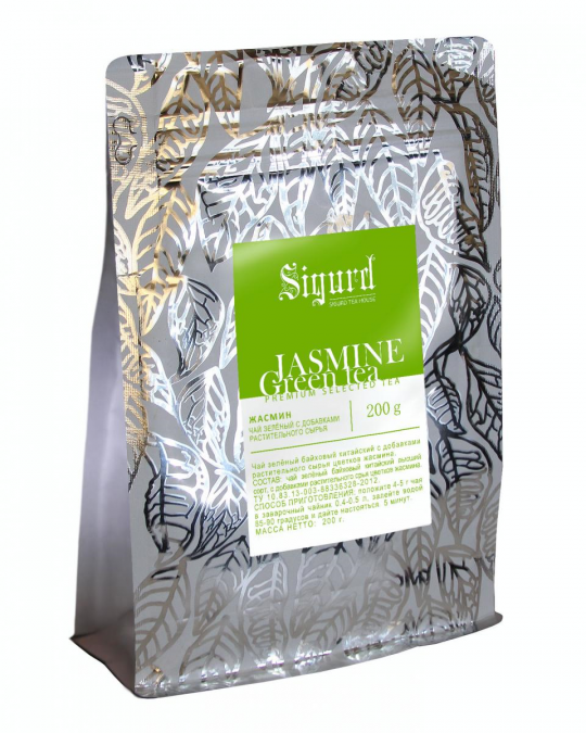 Чай SIGURD JASMINE TEA зеленый китайский с Жасмином