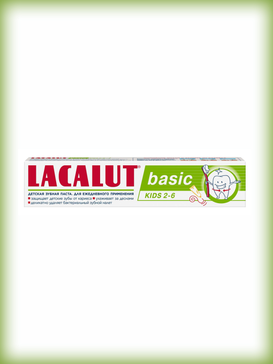 Зубная паста детская «Lacalut» Basic, 60 г