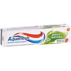Зубная паста «Aquafresh» Защита 3 в 1, мягко-мятная, 50 мл