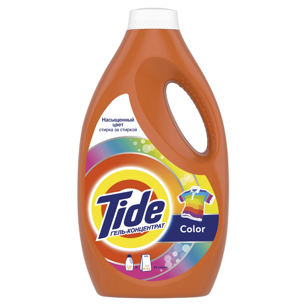 Гель для стирки «Tide» Color, 1.82 л