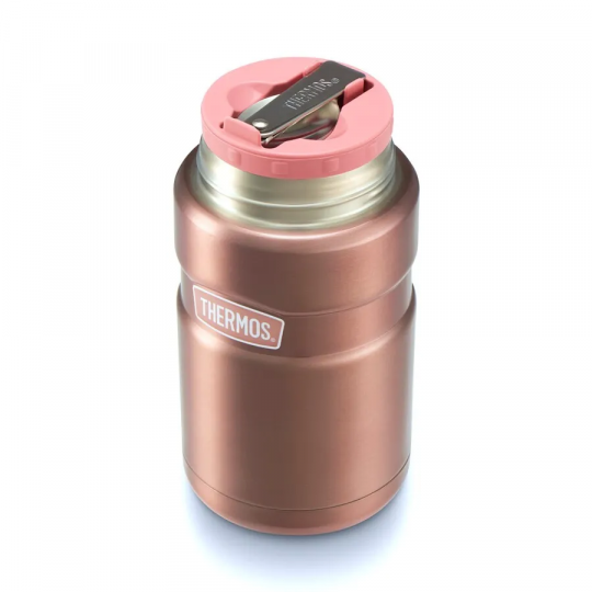 Термос из нерж. стали с ложкой тм THERMOS SK3020RCMB 0,71L