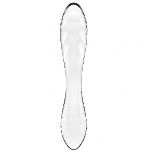 Прозрачный фаллос из стекла Satisfyer Dazzling Crystal 1 прозрачный 18 см