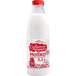 Молоко уль­тра­па­сте­ри­зо­ван­ное «Сла­вян­ские тра­ди­ци­и» 3,2 %, 900 мл