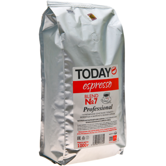 Кофе в зернах «Today» espresso blend №7, 1 кг