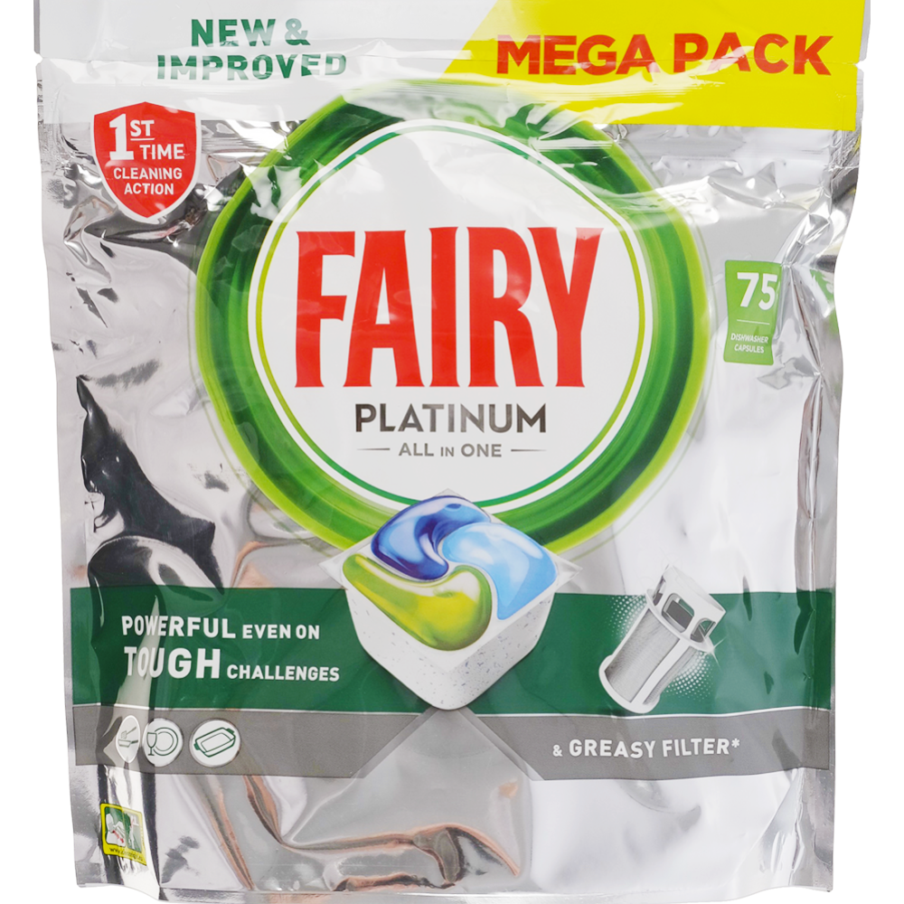 Таблетки для посудомоечной машины «Fairy» Platinum 3 в 1, 75 шт #0