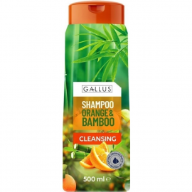 Шампунь для волос очищающий «Gallus» Апельсин и бамбук, 500 мл