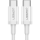 Кабель «Ugreen» USB-C 2.0 Male To USB-C 2.0 Male 3A Data, US264, 60519, White, 1.5 м