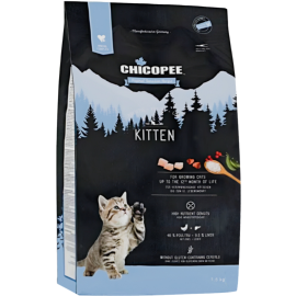 Корм для котят «Chicopee» HNL Kitten, для котят и беременных кошек + наполнитель KiKiKat Клини, 18463, 1.5 кг + 5 л