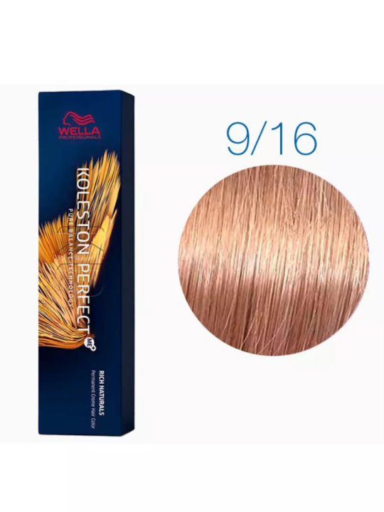 Wella Professionals Koleston Perfect Me+ Профессиональная стойкая крем-краска для волос 9/16 Горный хрусталь, 60 мл