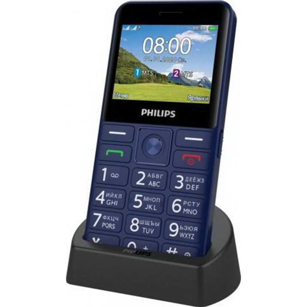 Мобильный телефон «Philips» Xenium E207, синий