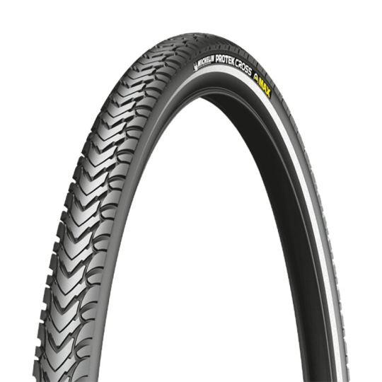 Покрышка 700x32C (32-622) Michelin PROTEK CROSS MAX (чёрный, светоотражающая полоса)