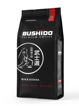 Кофе  в  зернах «Bushido» Black Katana, 1000г, АРАБИКА, НИДЕРЛАНДЫ