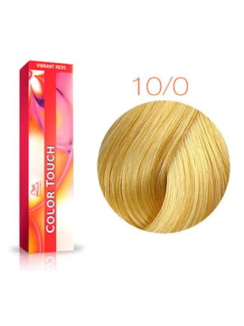 Оттеночная краска для волос Wella Professionals Color Touch 10/0 яркий блонд, 60 мл