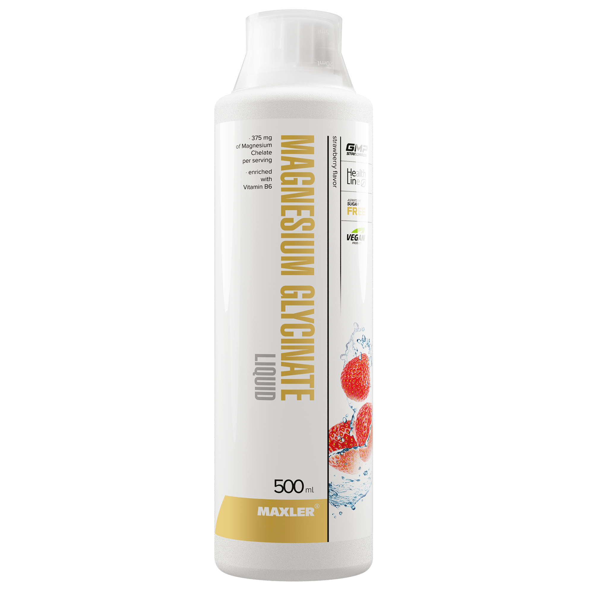 MaxlerMagnesiumGlycinateLiquid500ml-Strawberry