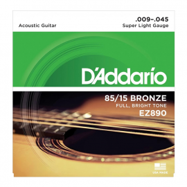 Комплект струн для акустической гитары D'Addario EZ890