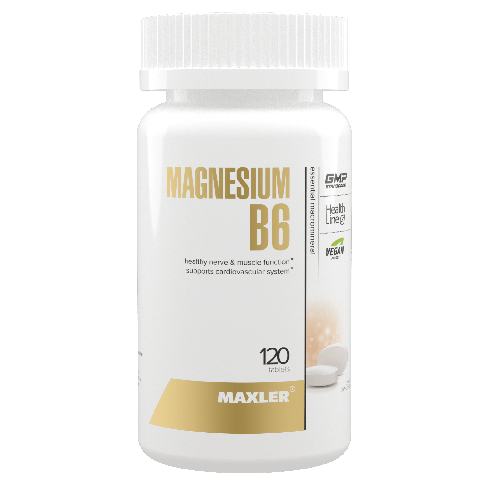 Магний В6 Maxler Magnesium B6 120 tabs