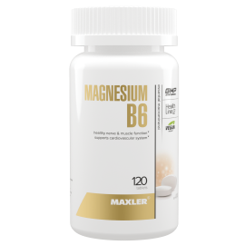 Магний В6 Maxler Magnesium B6 120 tabs