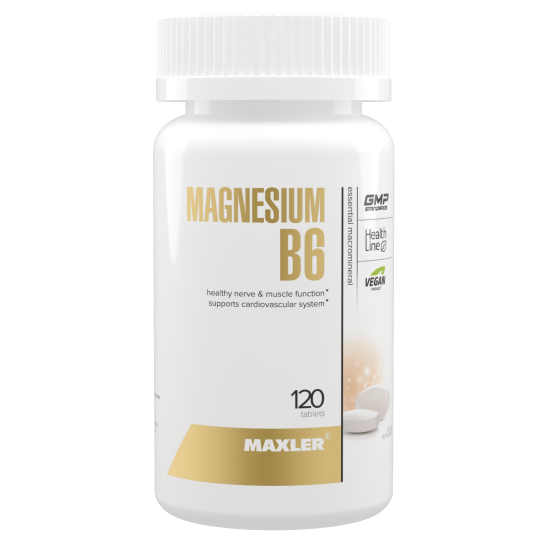 Магний В6 Maxler Magnesium B6 120 tabs