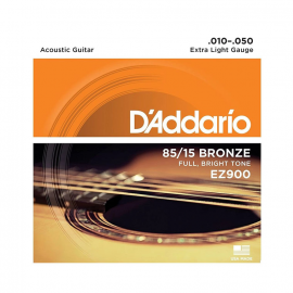 Комплект струн для акустической гитары D'Addario EZ900