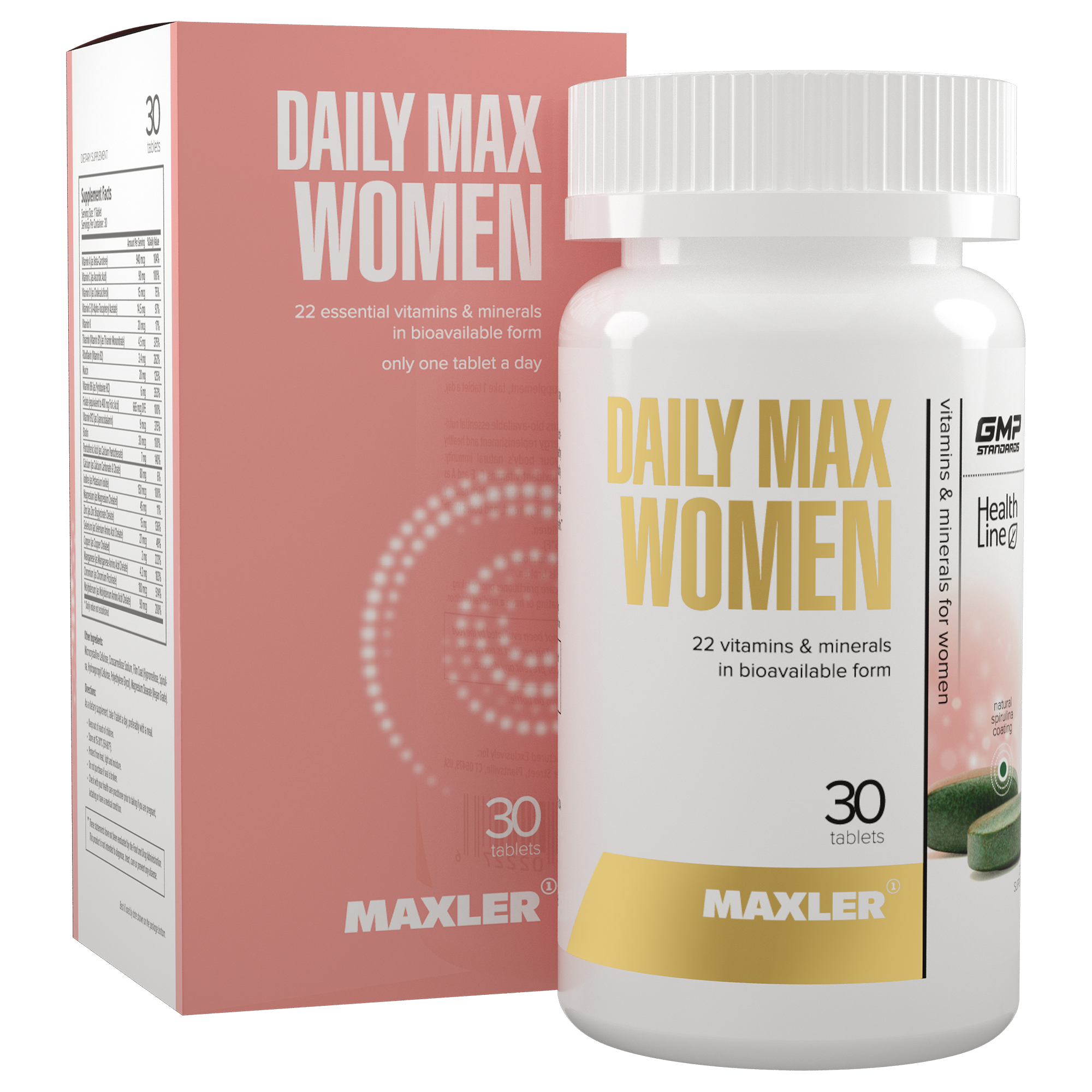 Витамины и минералы Maxler Daily Max Women 30 tabs