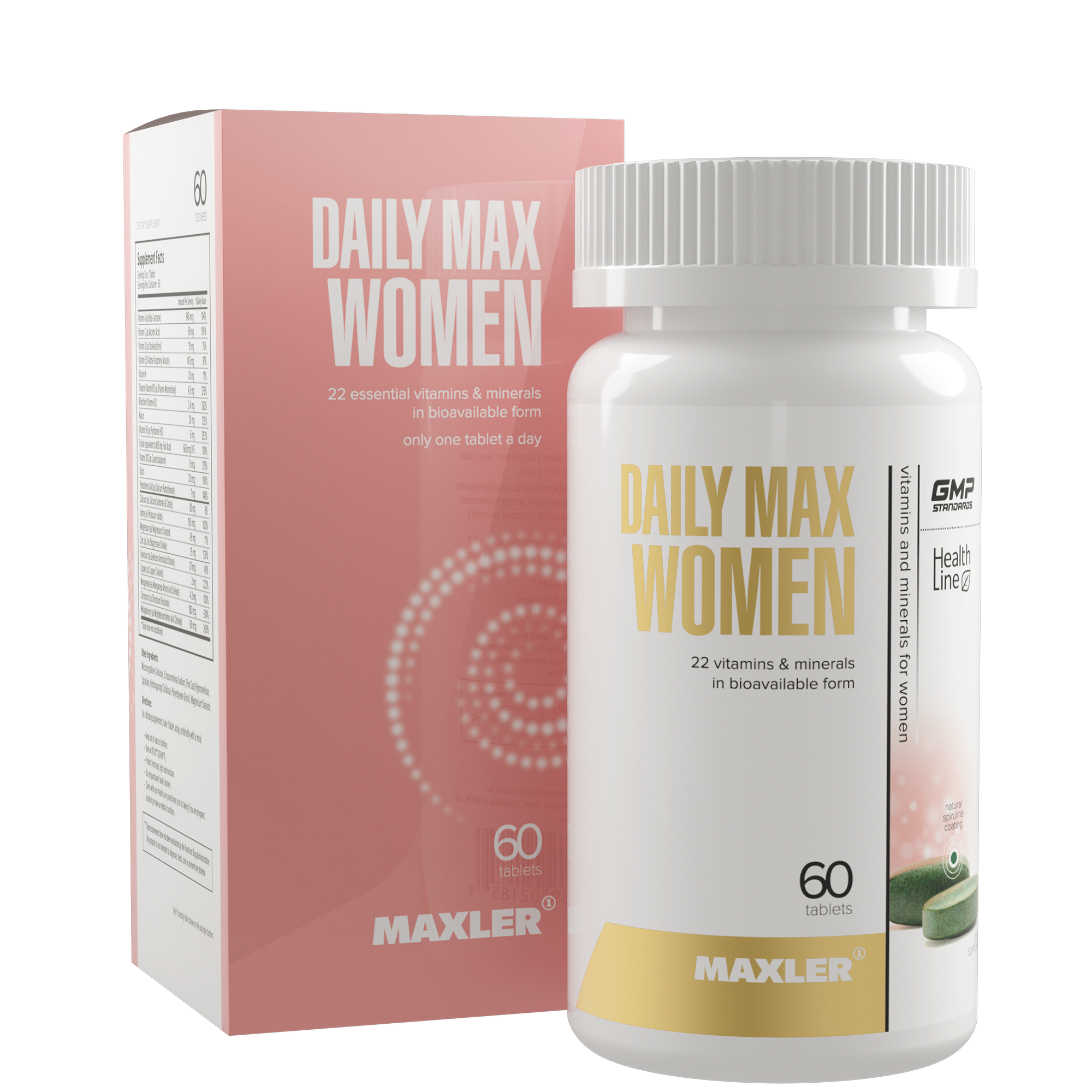 Витамины и минералы Maxler Daily Max Women 60 tabs