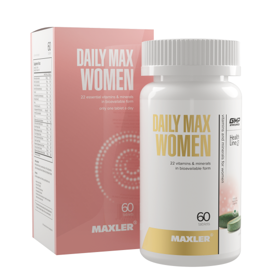 Витамины и минералы Maxler Daily Max Women 60 tabs