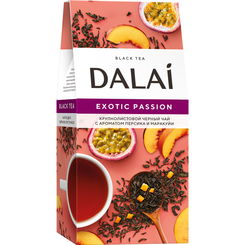 Чай черный крупнолистовой «Dalai» Exotic Passion, 80 г #0