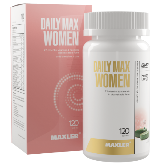 Витамины и минералы Maxler Daily Max Women 120 tabs