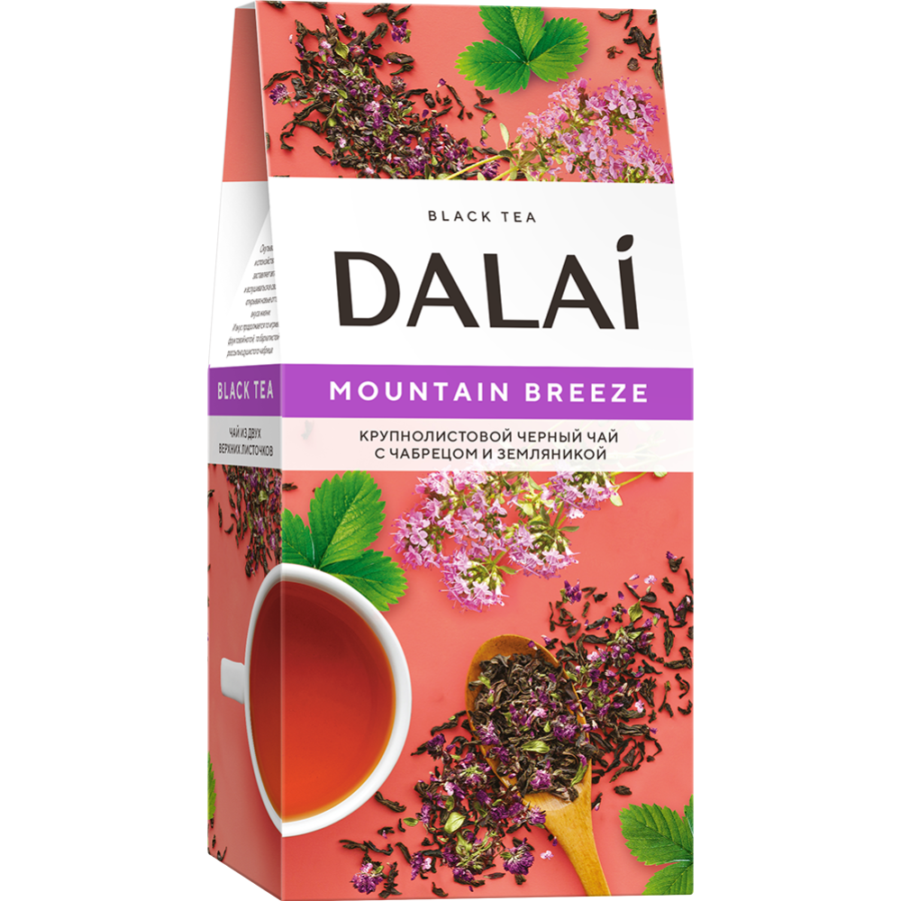 Чай черный крупнолистовой «Dalai» Mountain Breeze, 80 г #0