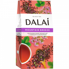 Чай черный круп­но­ли­сто­вой «Dalai» Mountain Breeze, 80 г