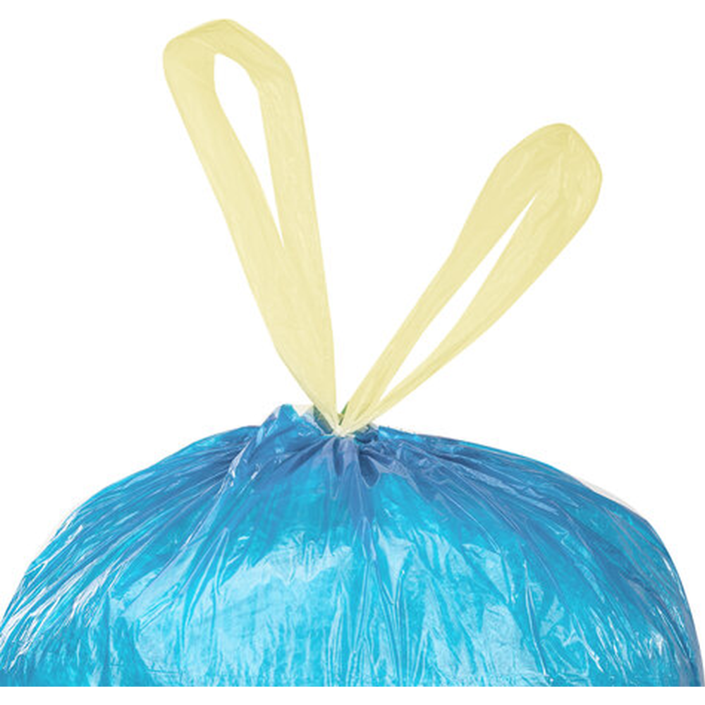 Мешок для мусора «Laima» 601397, с завязками, прочный, синий, 60 л, 20 шт