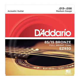 Комплект струн для акустической гитары D'Addario EZ930