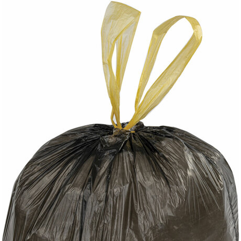 Мешок для мусора «Офисмаг» 601398, с завязками, прочный, черный, 60 л, 20 шт