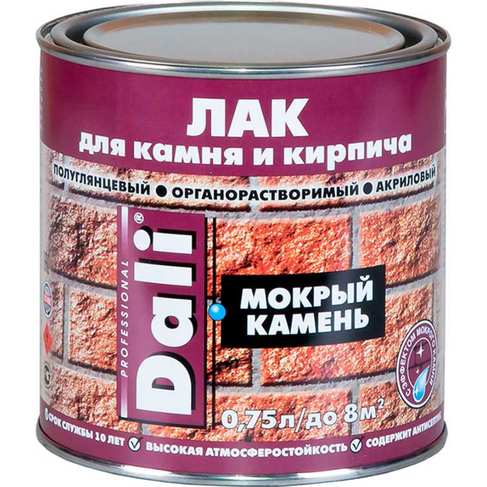 Лак «Dali» Мокрый камень, 0.75 л