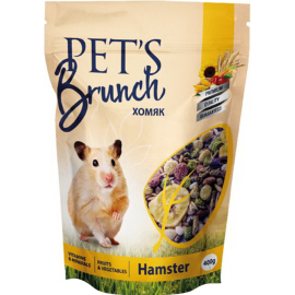 Корм для грызунов «Pet's Brunch» для хомяков, сухой, 400 г