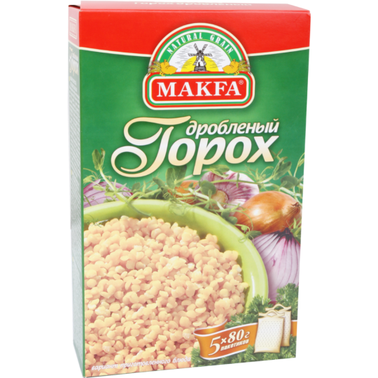 Горох «Макфа» дробленый, 5х80 г