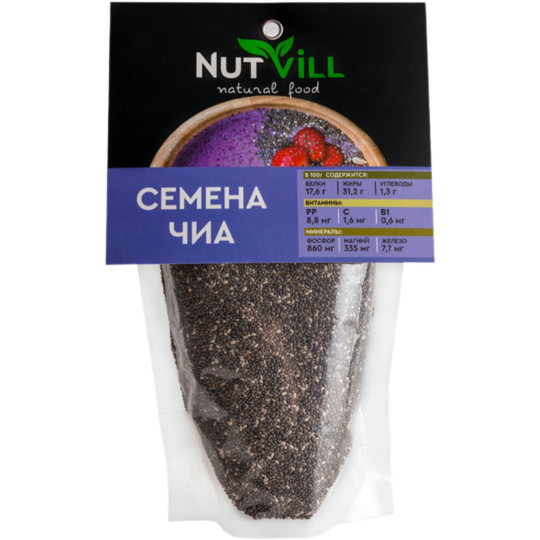 Семена чиа «NutVill» 200 г